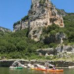 Canoë dans les Gorges de l'Ardèche