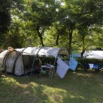 Emplacements du camping