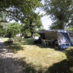 Emplacements du camping
